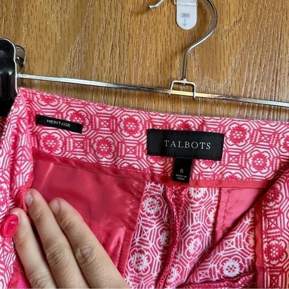 Talbots Heritage Red and White Size 6 Dress Pants - Picture 4 of 7